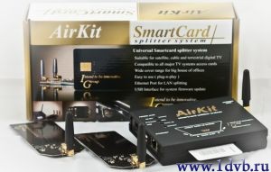 Купить в интернет магазине почтой AirKit Smartcard Splitter (Мультирум, 3 зонда и база) заказать по почте наложенным платежем