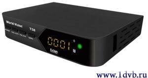 World Vision T58 - эфирный DVB-T2 ресивер выбор, цена, сравнение, купить в интернет-магазине 1DVB.ru почтой