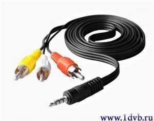Купить кабель 3.5 mm jack - RCA x3