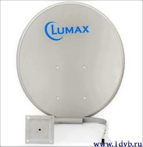 Купить с доставкой антенну спутниковую Lumax, 60 см