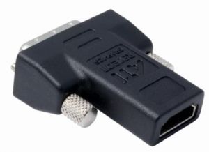 Адаптер для подключения HDMI монитора к DVI видеокарте. HDMI, DVI. 