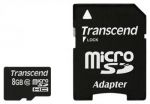 Карта памяти microSDHC(TF card) 8Гб class 10 + адаптер SD