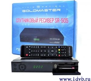 Купить почтой  Goldmaster SR-505HD Combo ресивер DVB-S2/T2/C с поддержкой модулей CI/CI+