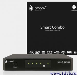 Купить ресивер Booox Smart Combo (DVB-S2/T2/C, Android, WI-Fi, USB 4К (2160р) )
