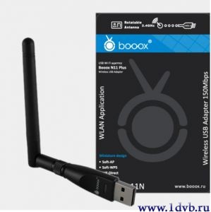 КупитьWi-Fi адаптер Booox N11 Plus (внешний c антенной) по почте наложенным платежём.